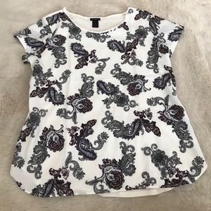 Ann Taylor top paisley